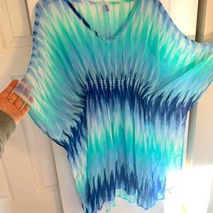 Blue Star Beach Wrap/Cover Up